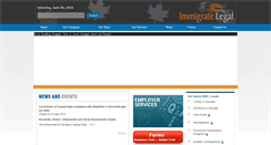 Desktop Screenshot of immigratelegal.com