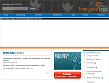 Tablet Screenshot of immigratelegal.com